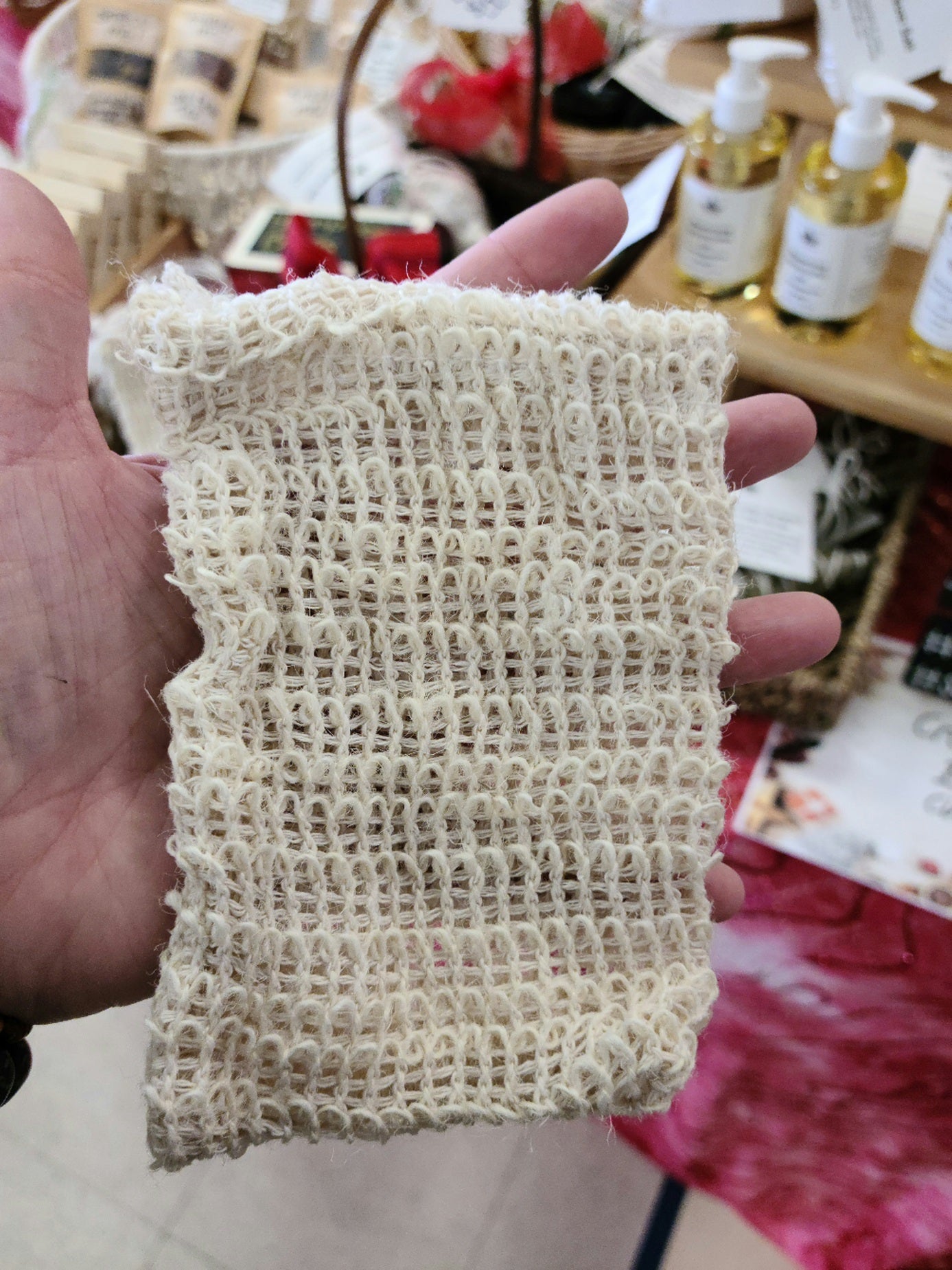 Hemp Soap Bag with Drawstring