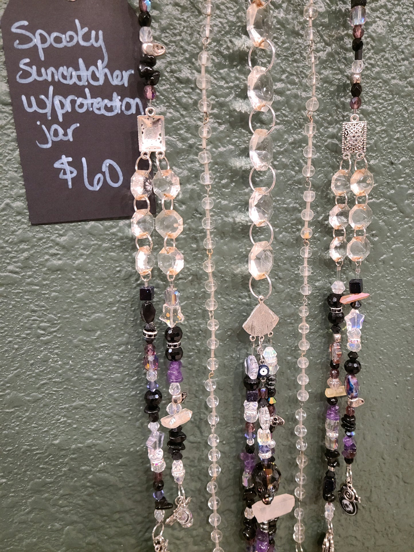 Spooky Suncatcher with Protection Jar