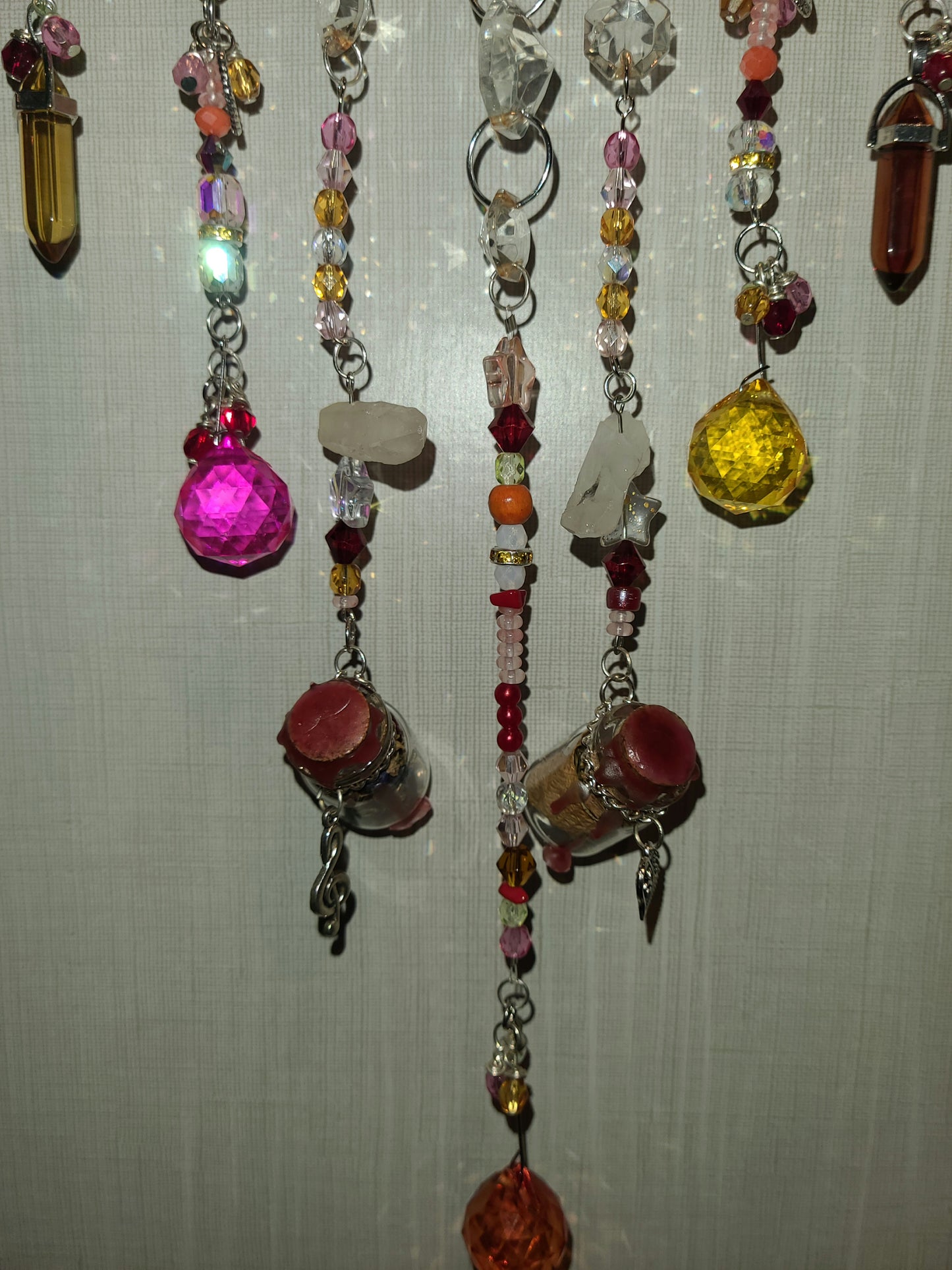 Guilty Pleasure Suncatcher with 2 Love Jars