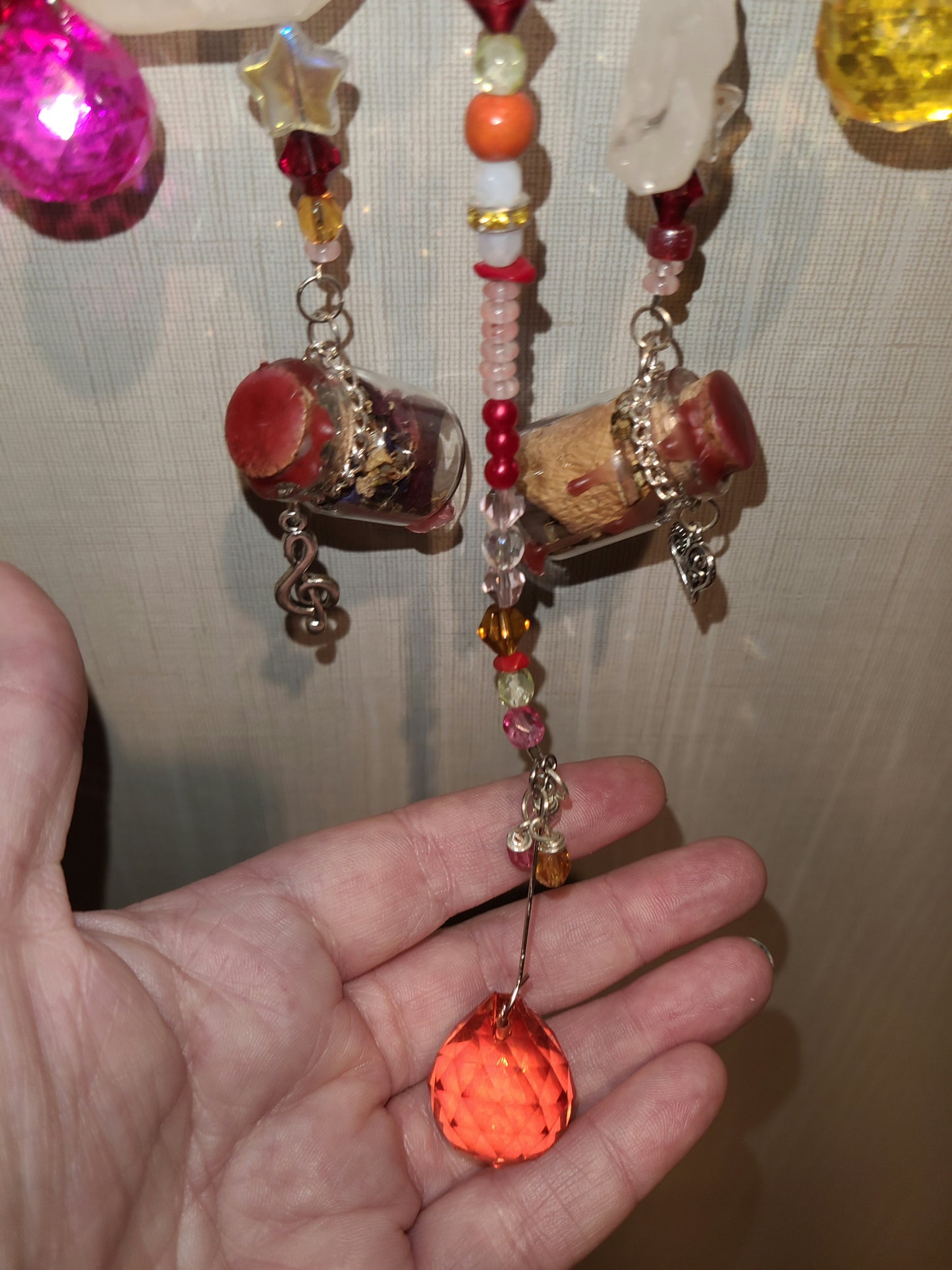 Guilty Pleasure Suncatcher with 2 Love Jars