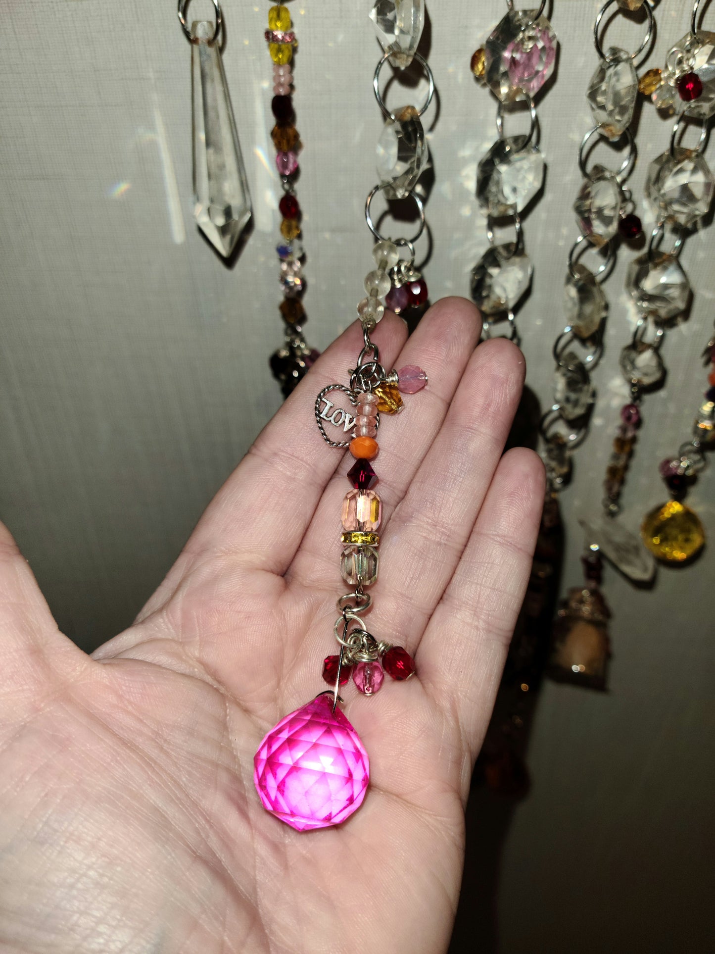 Guilty Pleasure Suncatcher with 2 Love Jars
