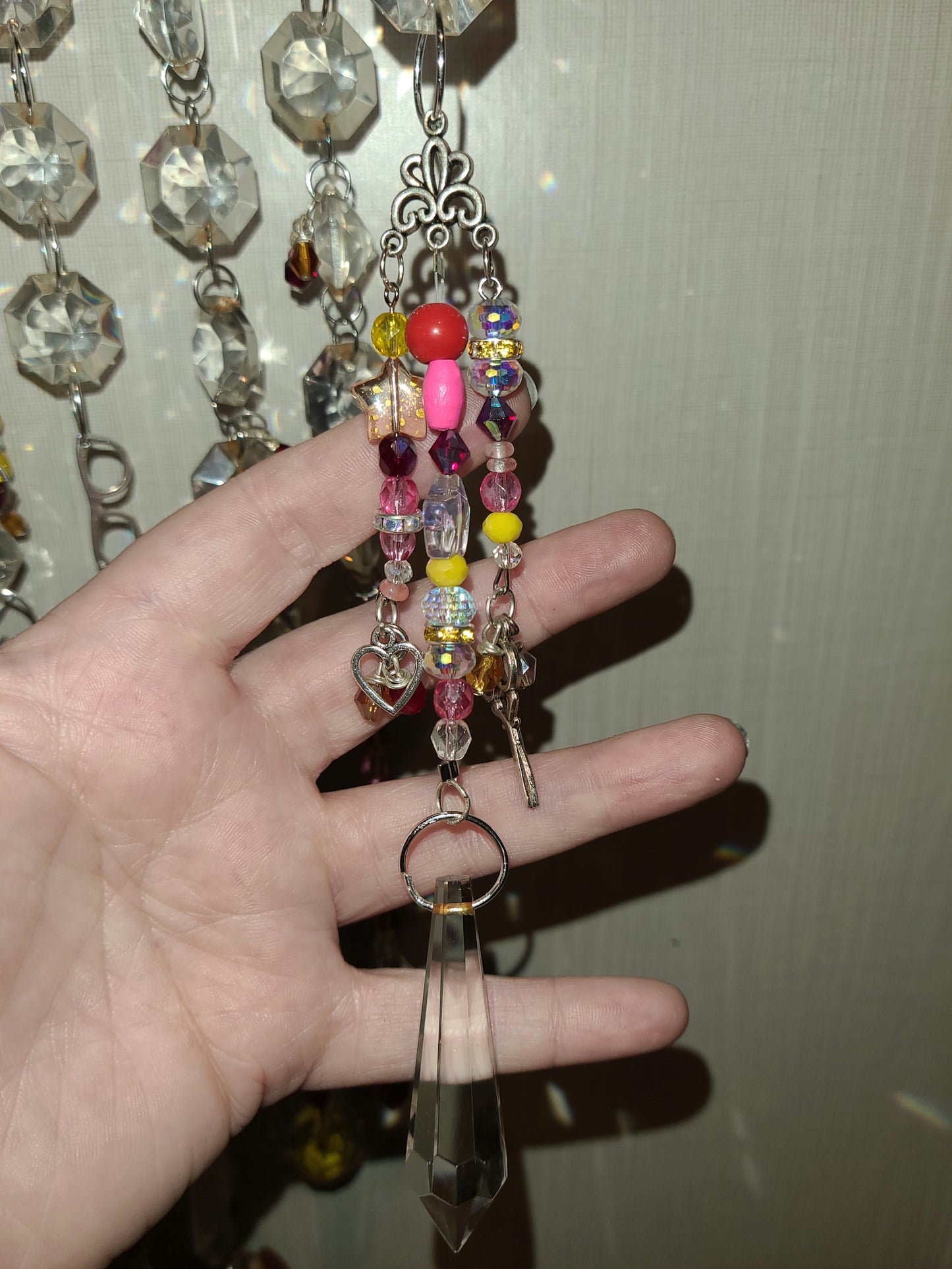 Guilty Pleasure Suncatcher with 2 Love Jars