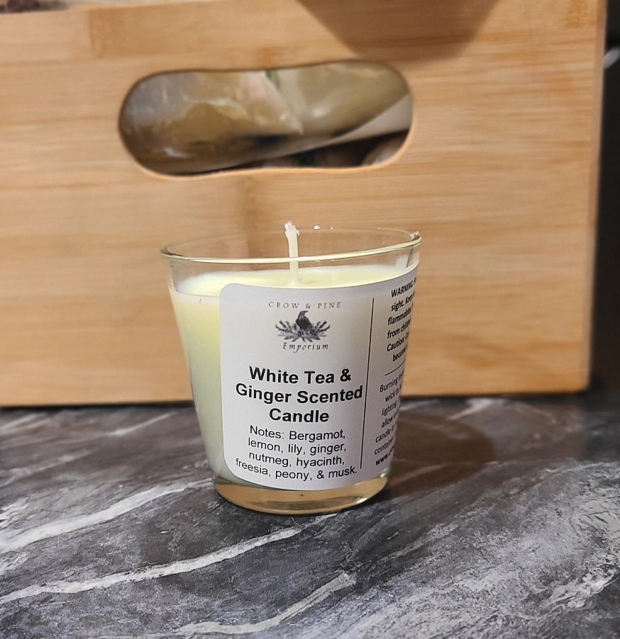 White Tea and Ginger Scented Candle