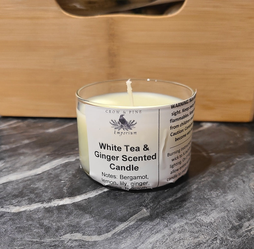 White Tea and Ginger Scented Candle